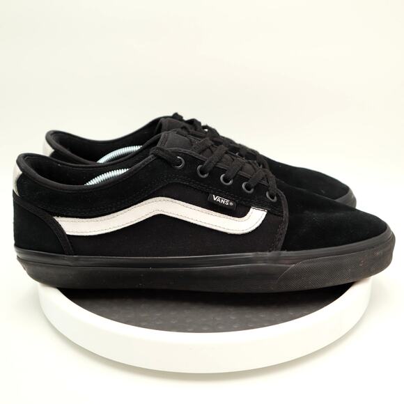 Vans Popcush Mens Black Suede Old Skool Size 12 Shoes Lace up Skate Sneakers - Picture 1 of 14